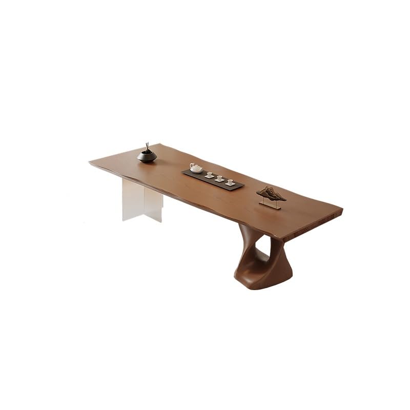 HEAIQI Solid Wood Large Computer Desk for Home Office