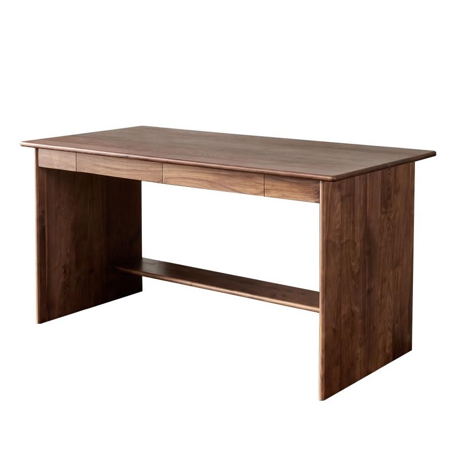 YOUQUEEN Solid Wood Writing Desk for Home Office & Study
