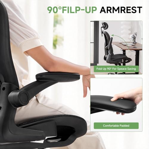 GTPLAYER High-Back Mesh Office Chair with Adjustable Lumbar Support