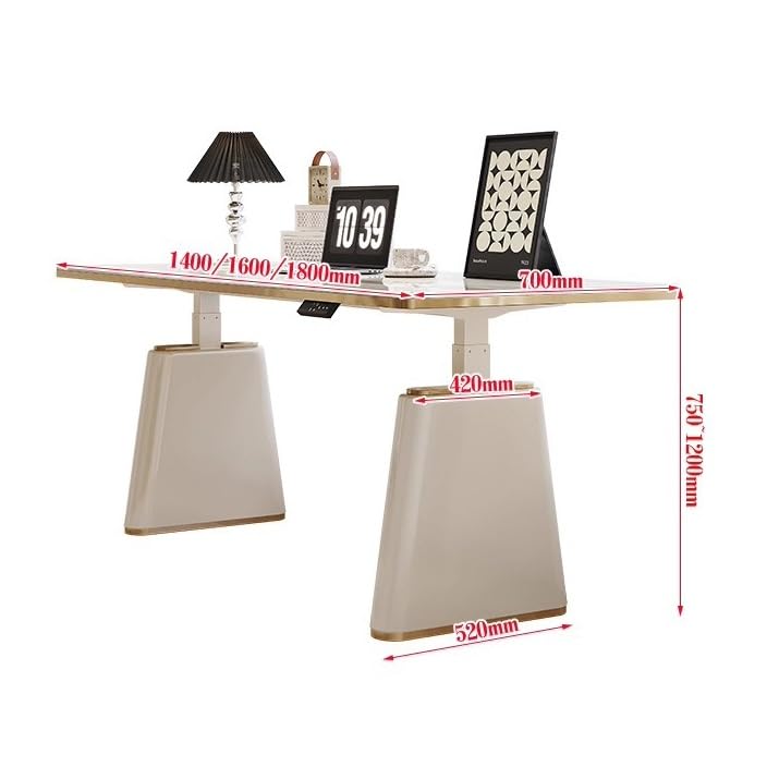 Ronghw0607 Electric Standing Desk with 4 Memory Heights