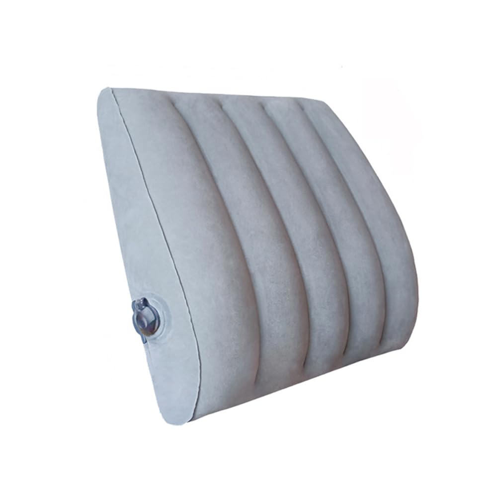 RCFINE Lumbar Pillow Air Inflatable Pillow for Lower Back Lumbar Support Portable Back Pillow for Office Chair Car Seat Cushion