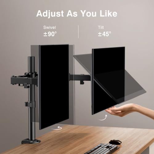 ErGear Heavy-Duty Dual Monitor Stand for 32-Inch Screens