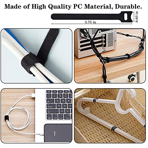 N NOROCME 192-Piece Cable Management Kit with Wire Sleeves