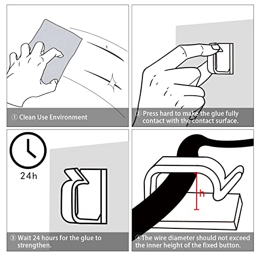 Electrical Cable Staples for Wire and Cord Management