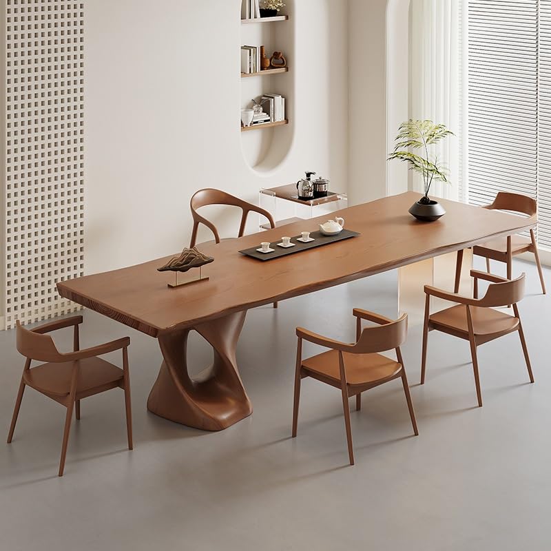 HEAIQI Solid Wood Large Computer Desk for Home Office