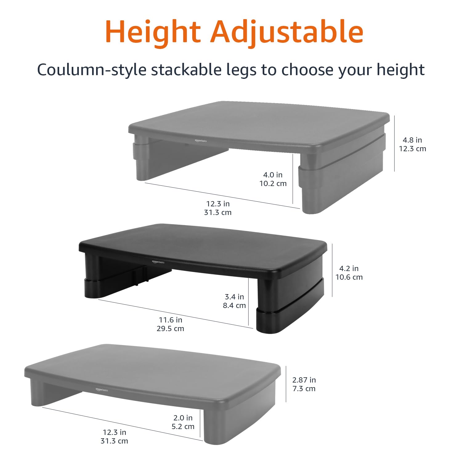 Amazon Basics Monitor Desk Stand