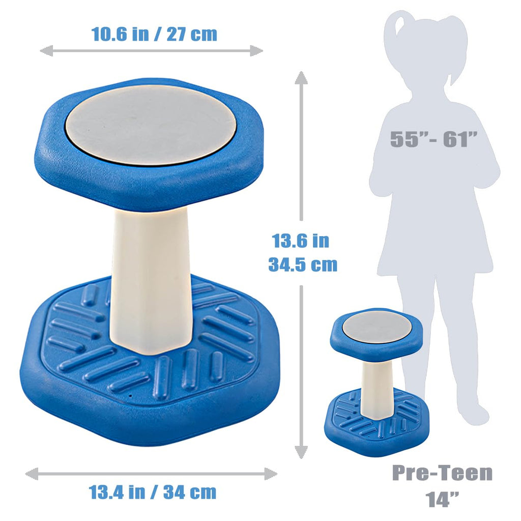 ActiveChairs Kids Wobble Chair, Flexible Classroom Seating Improves Focus