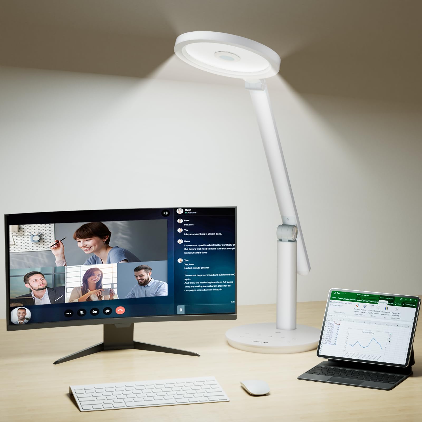 Honeywell H6 Sunturalux Eye-Caring LED Desk Lamp