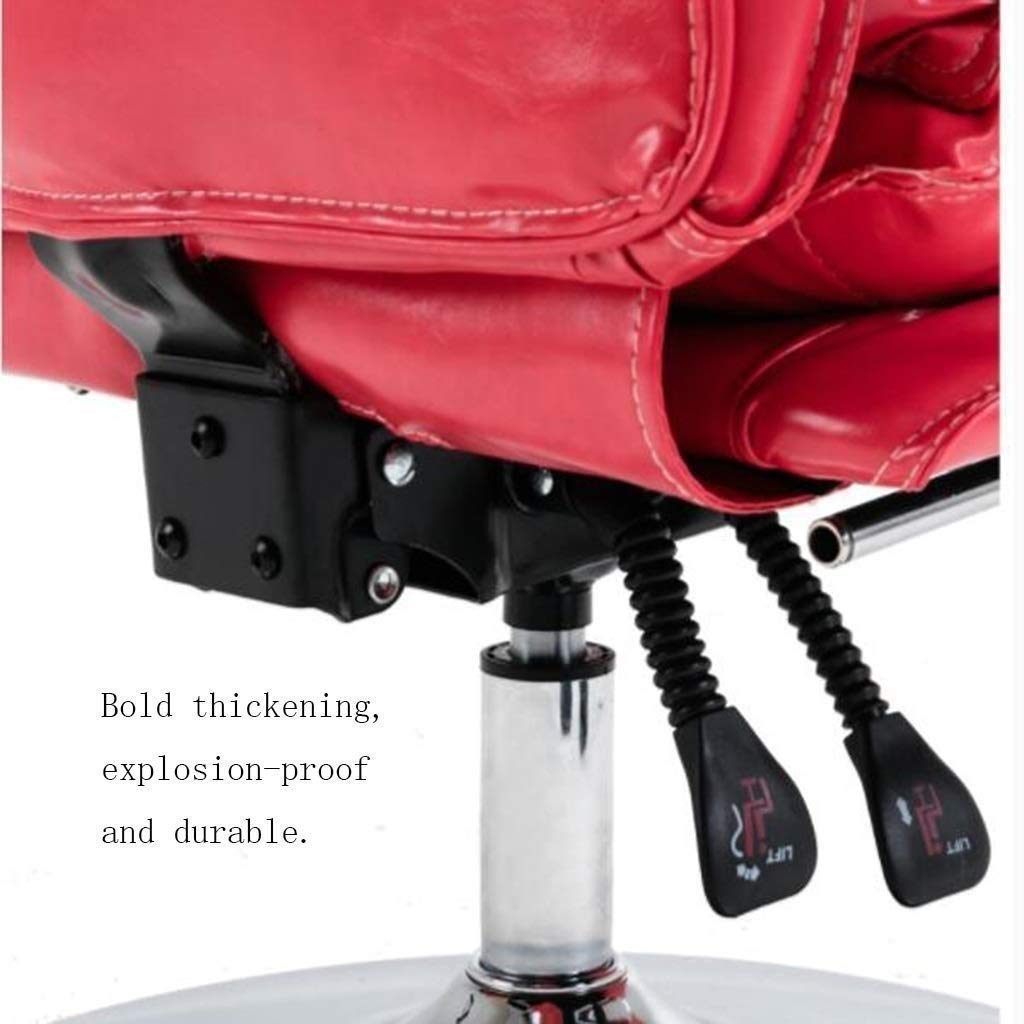 High Back Office Chair Ergonomic Desk PU Leather Computer Task Rolling Swivel Stool Executive with Lumbar Support for Home