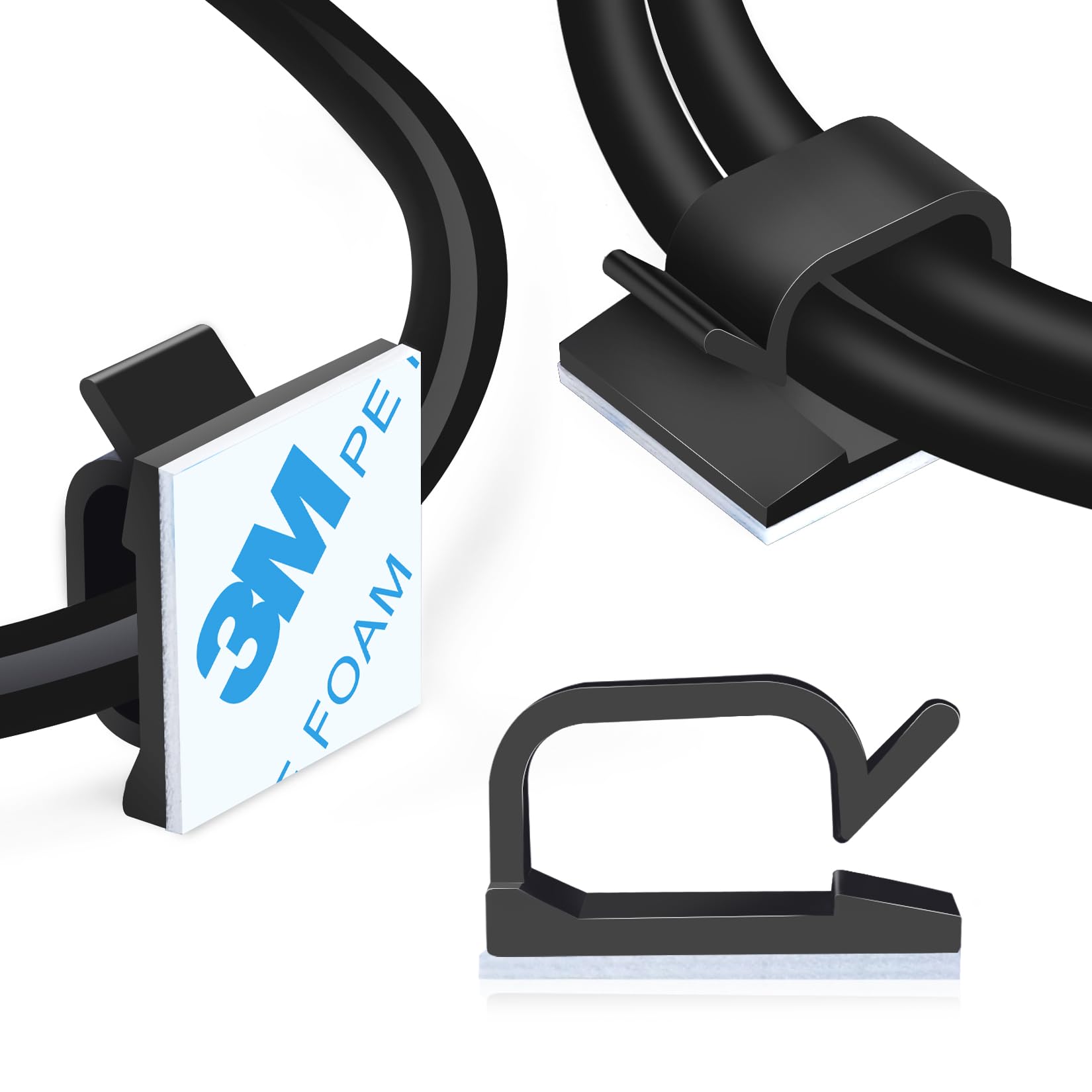 Electrical Cable Staples for Wire and Cord Management