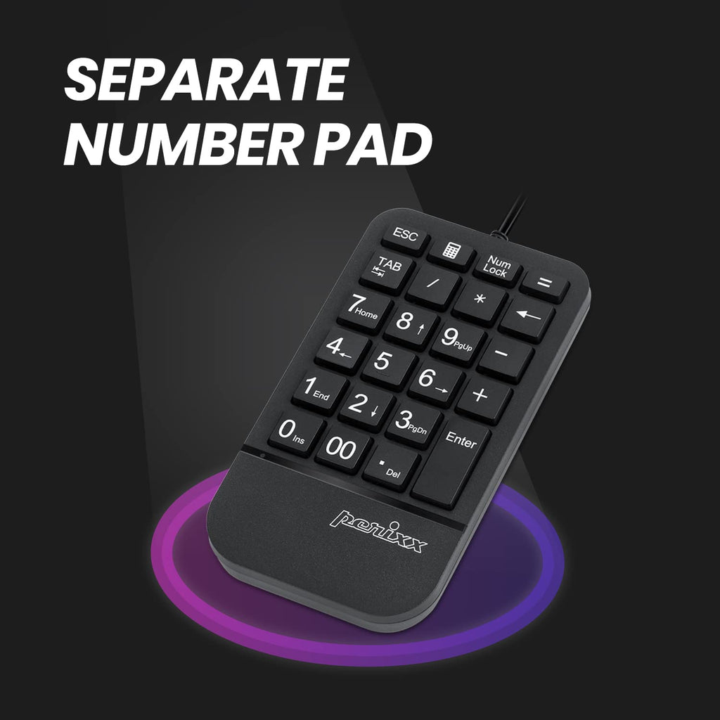 Perixx PERIDUO-406, Wired Mini Ergonomic Split Keyboard and Vertical Mouse Combo