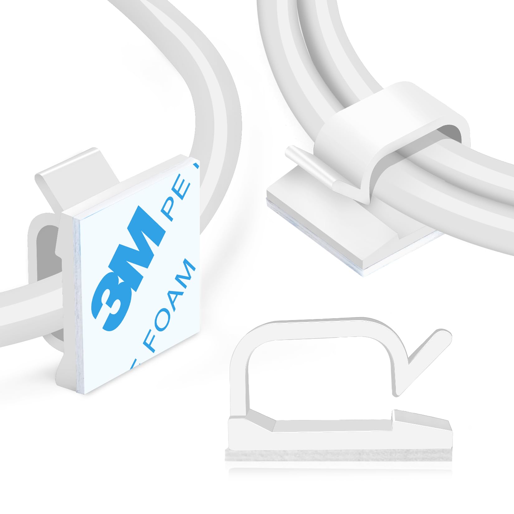 Electrical Cable Staples for Wire and Cord Management