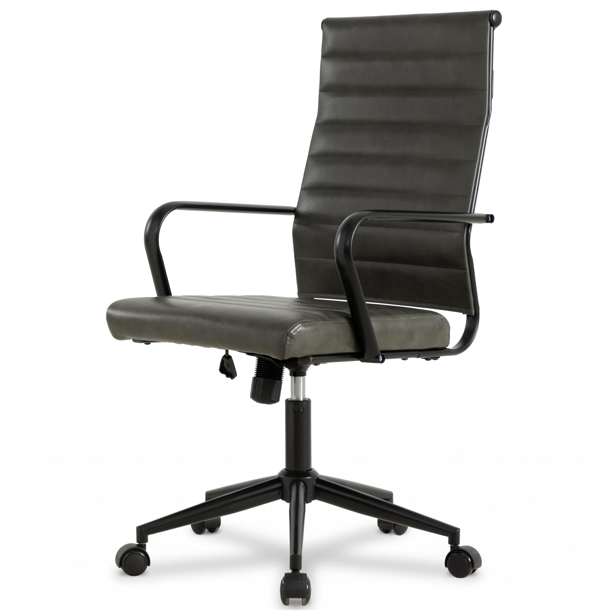 Okeysen Ergonomic Leather Office Chair with Swivel Base