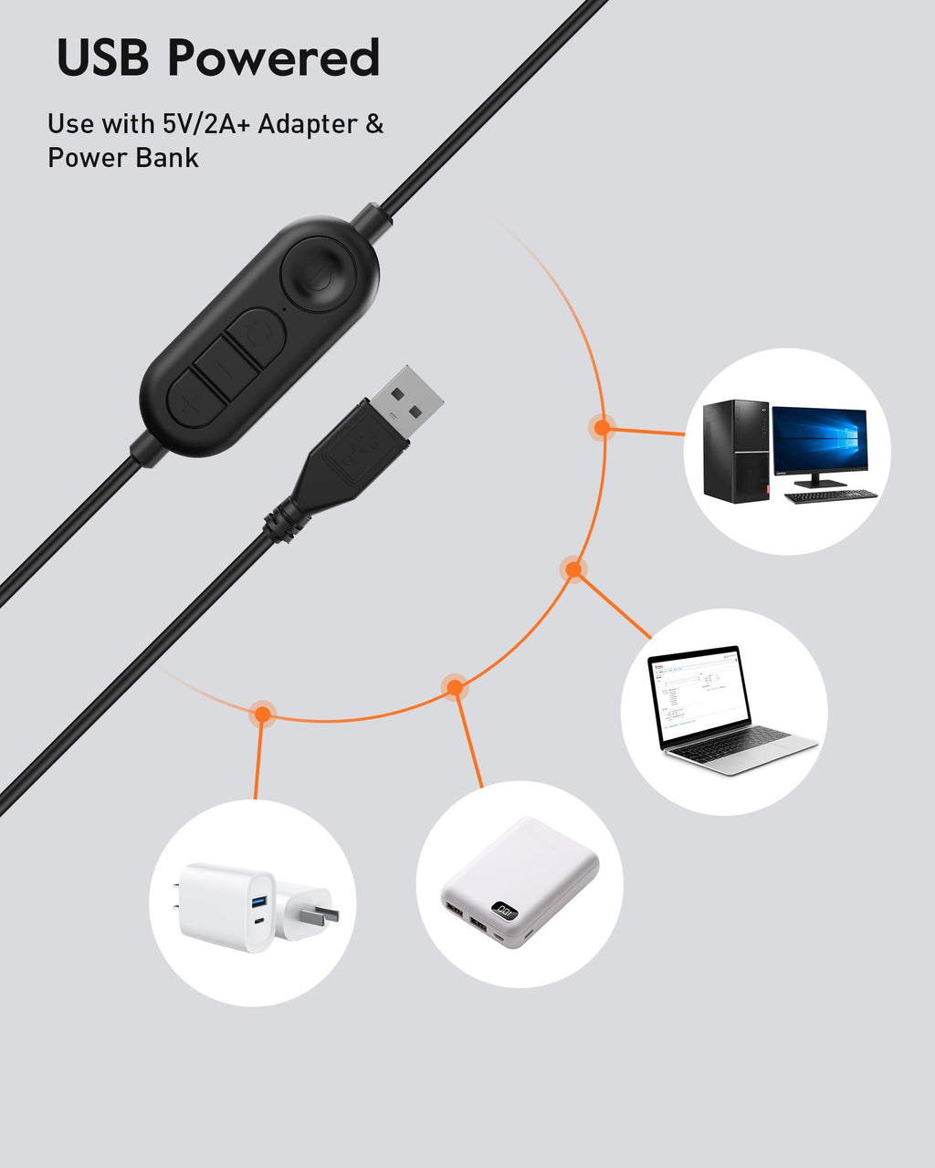 LitONES Webcam Ring Light with Screen-Safe Monitor Clip