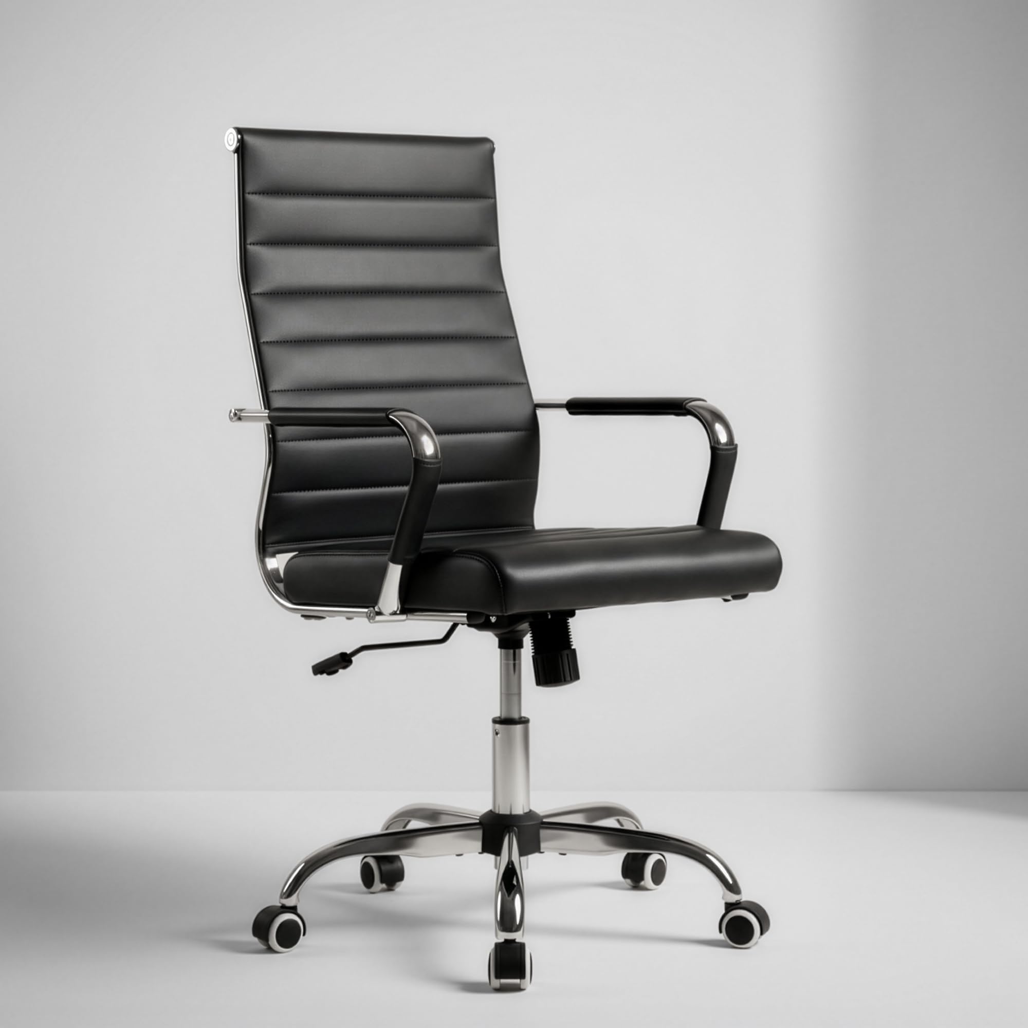 Okeysen Ergonomic Leather Office Chair with Swivel Base