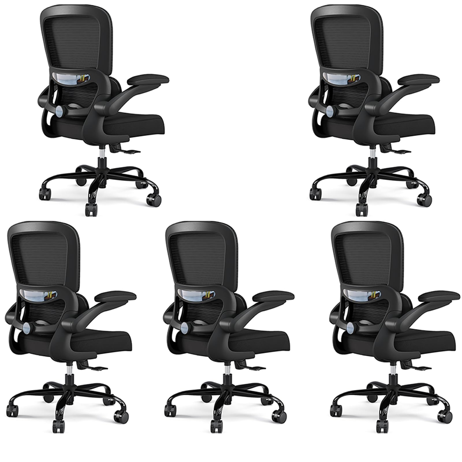 TRALT Ergonomic Mesh Office Chair with Lumbar Support