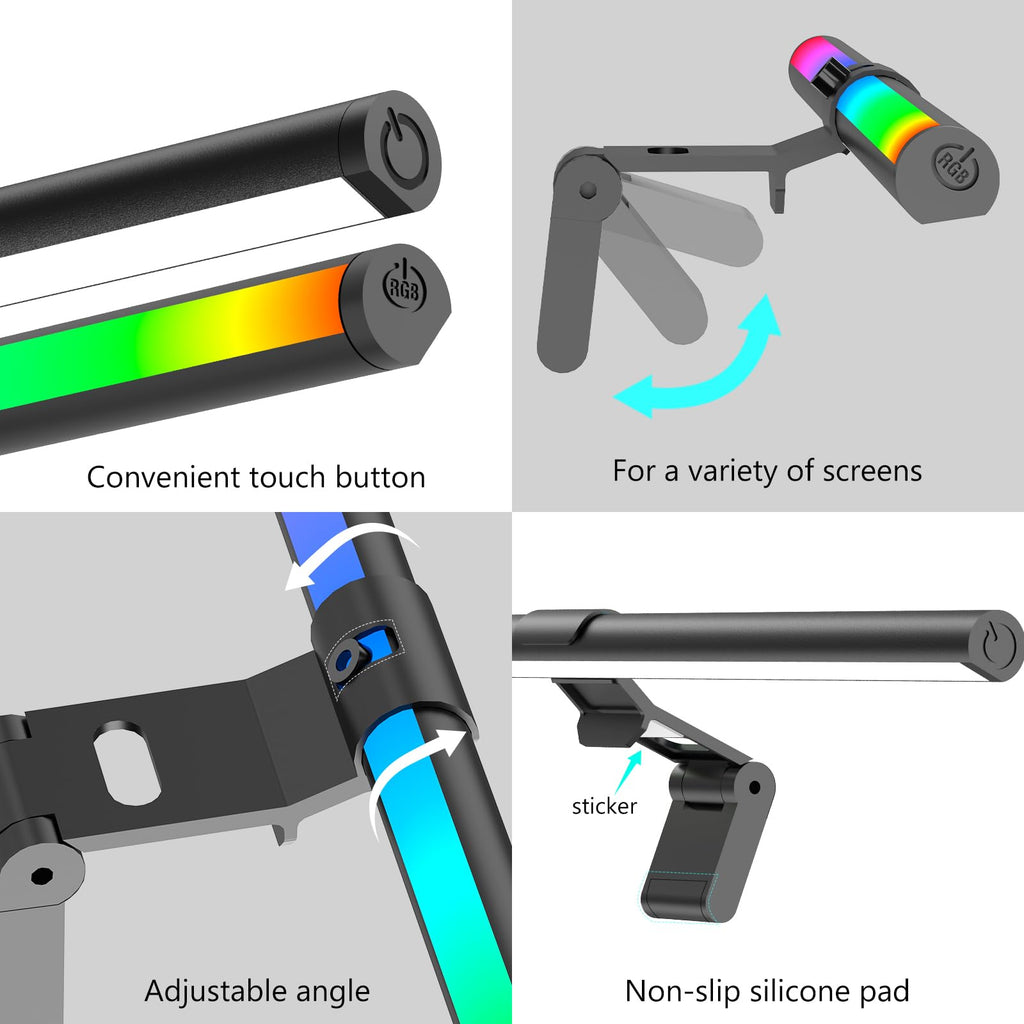SAMPHON RGB Monitor Light Bar with Eye-Care Dual Lighting