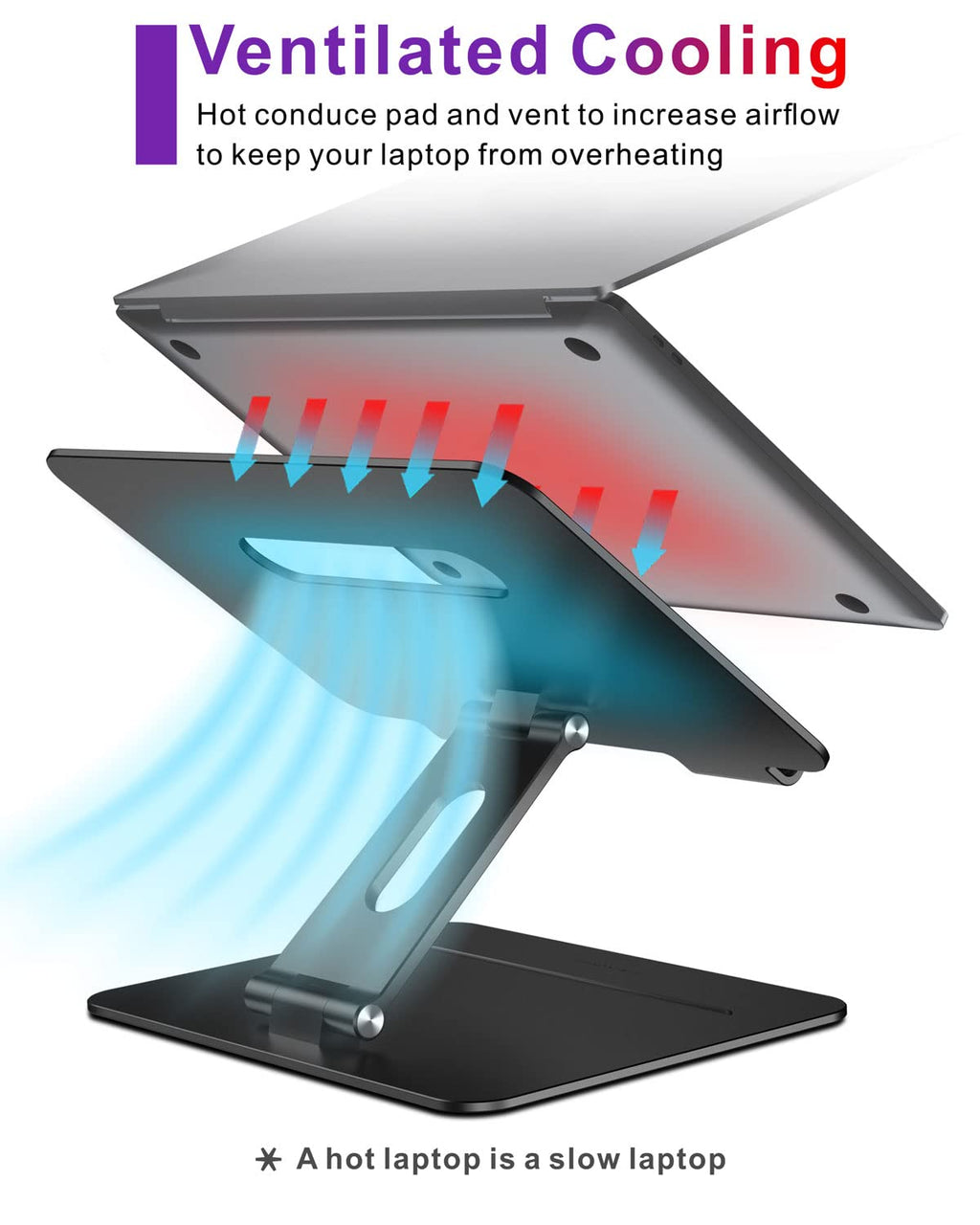 brocoon Adjustable MacBook Stand for Desk