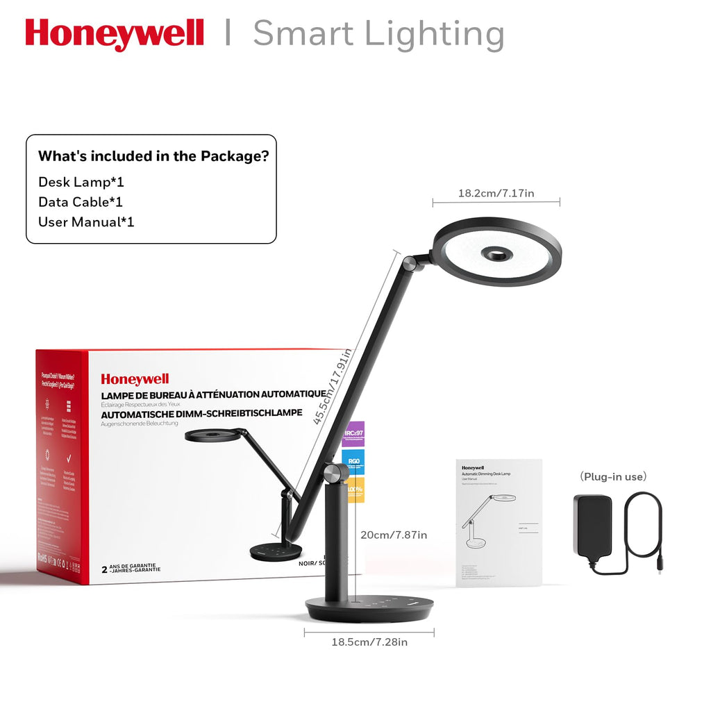 Honeywell H6 Sunturalux Eye-Caring LED Desk Lamp