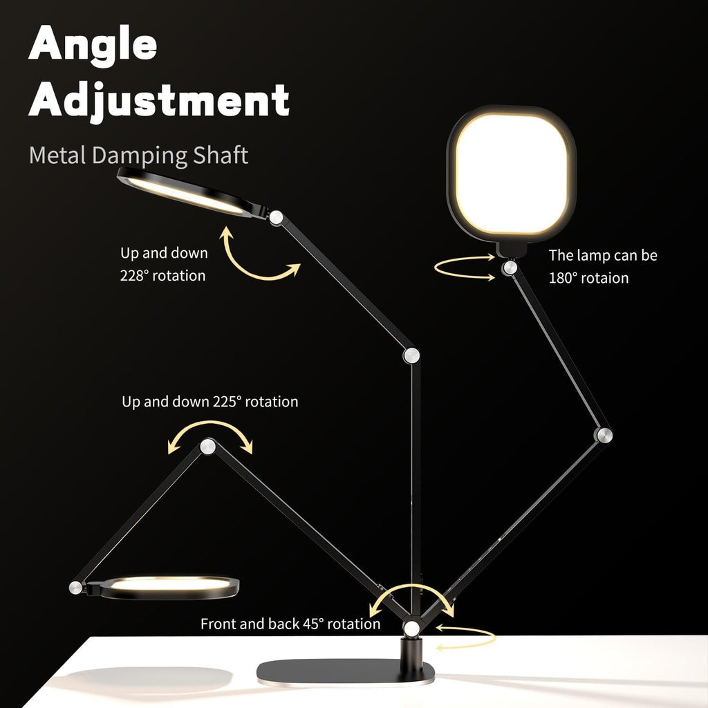LitONES Edge-Lit LED Desk Lamp for Home Office