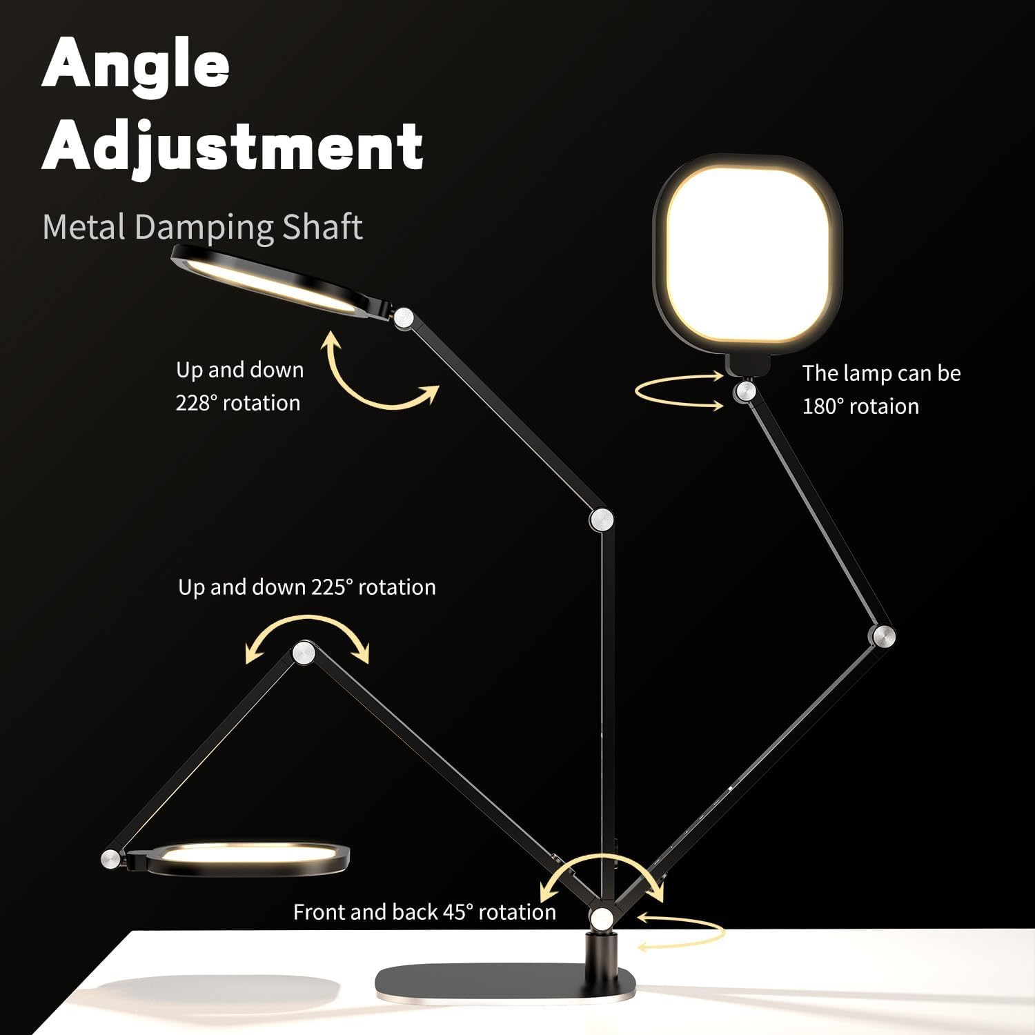 LitONES Edge-Lit LED Desk Lamp for Home Office