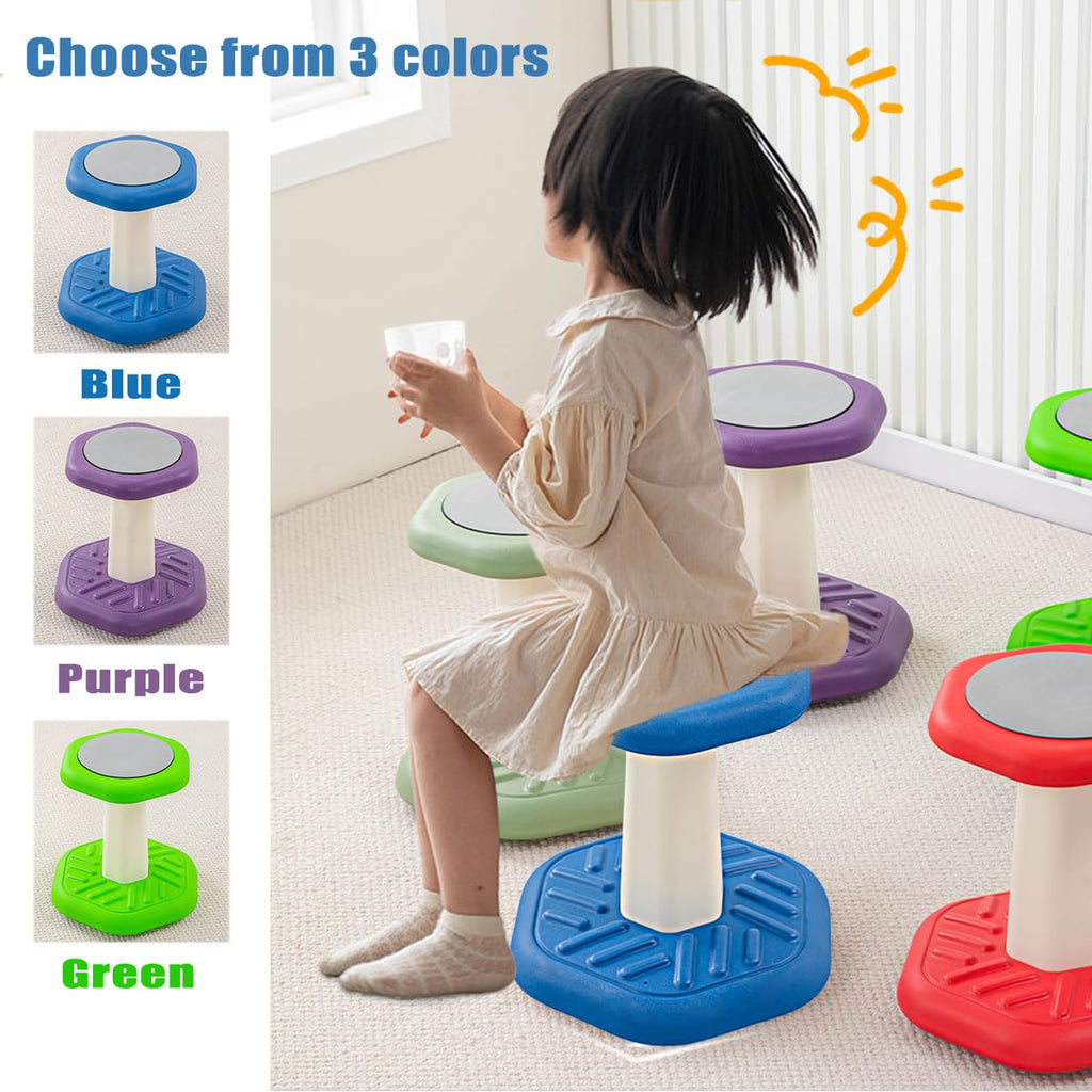 ActiveChairs Kids Wobble Chair, Flexible Classroom Seating Improves Focus