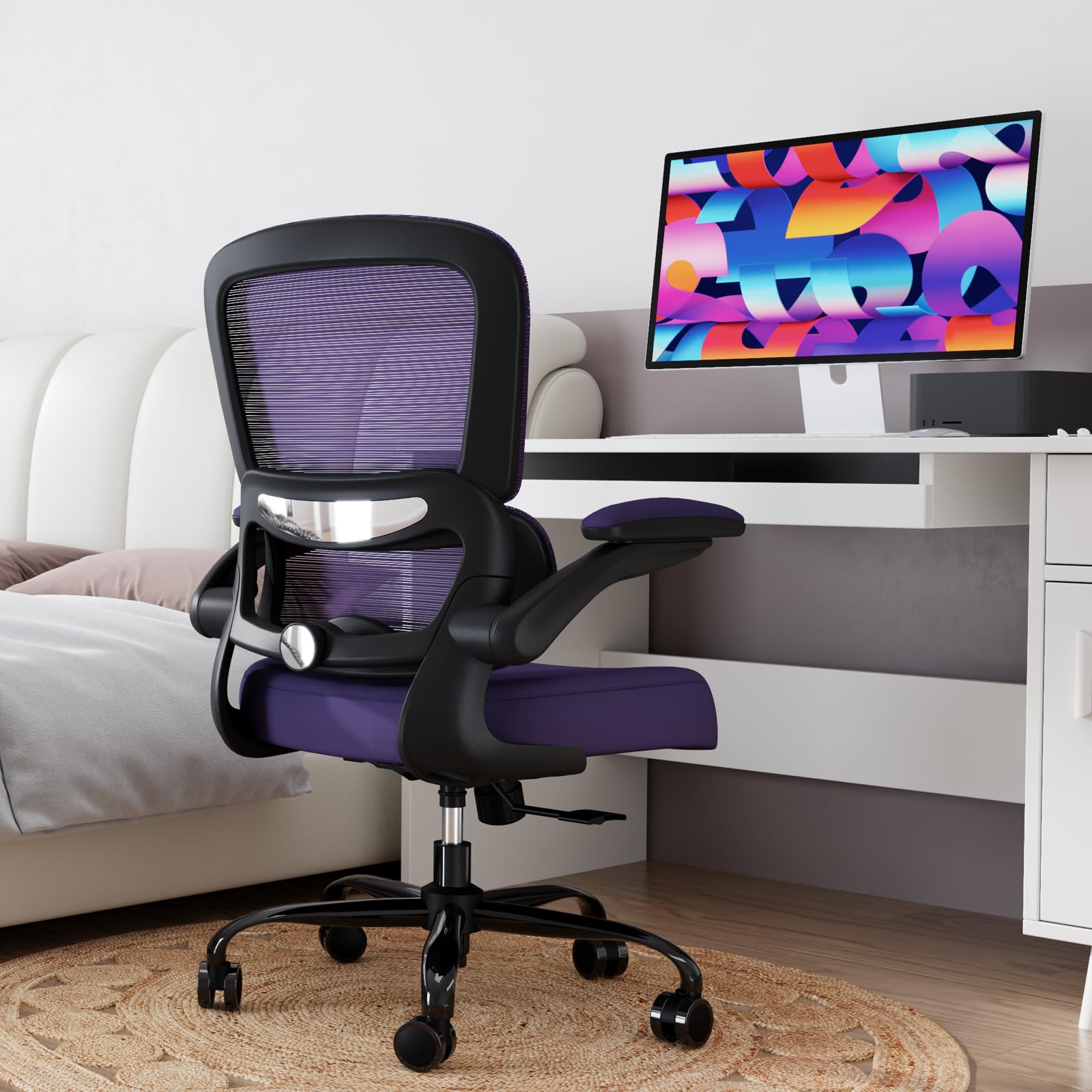 TRALT Ergonomic Mesh Office Chair with Lumbar Support
