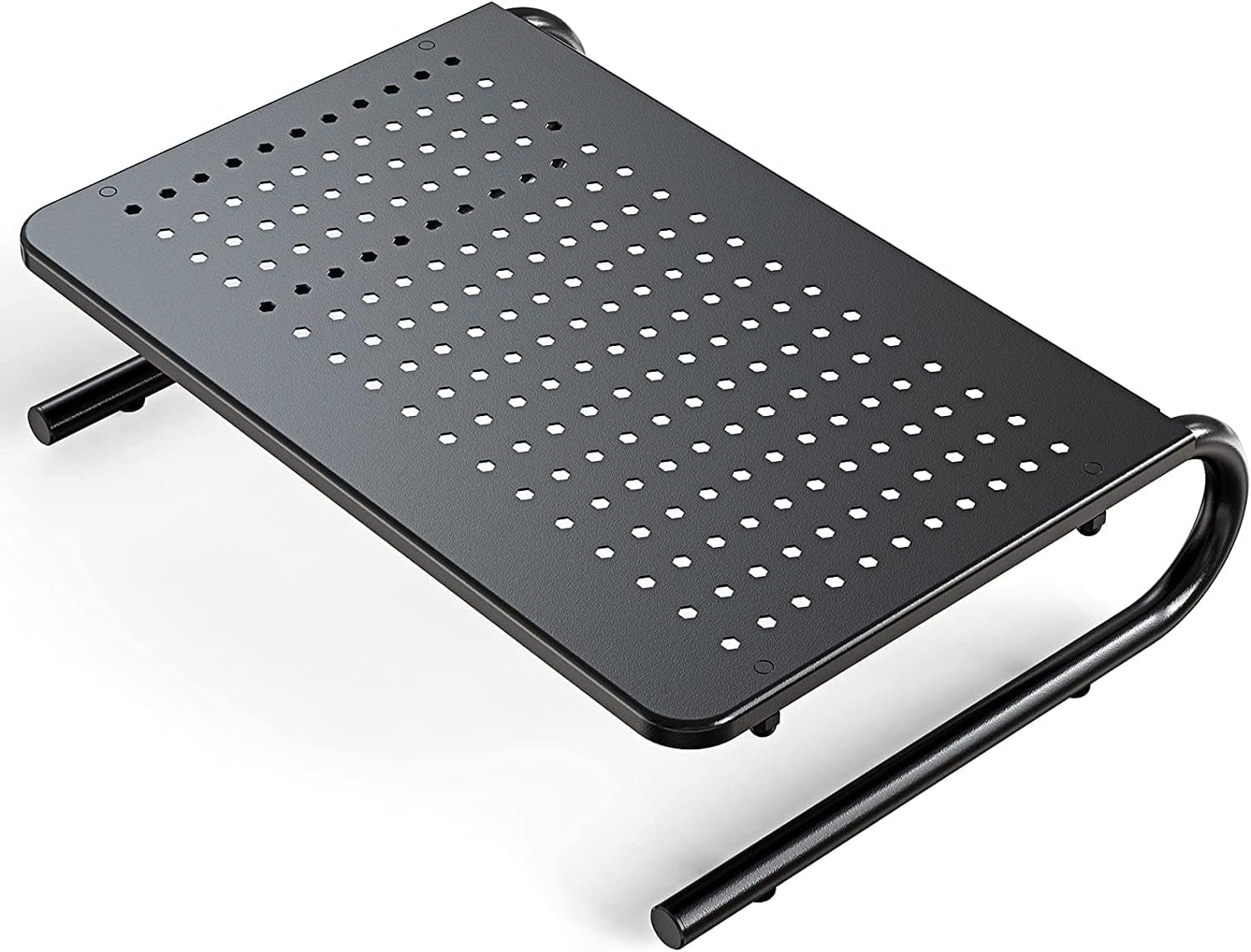 HUANUO Monitor Stand Riser with Vented Laptop Shelf