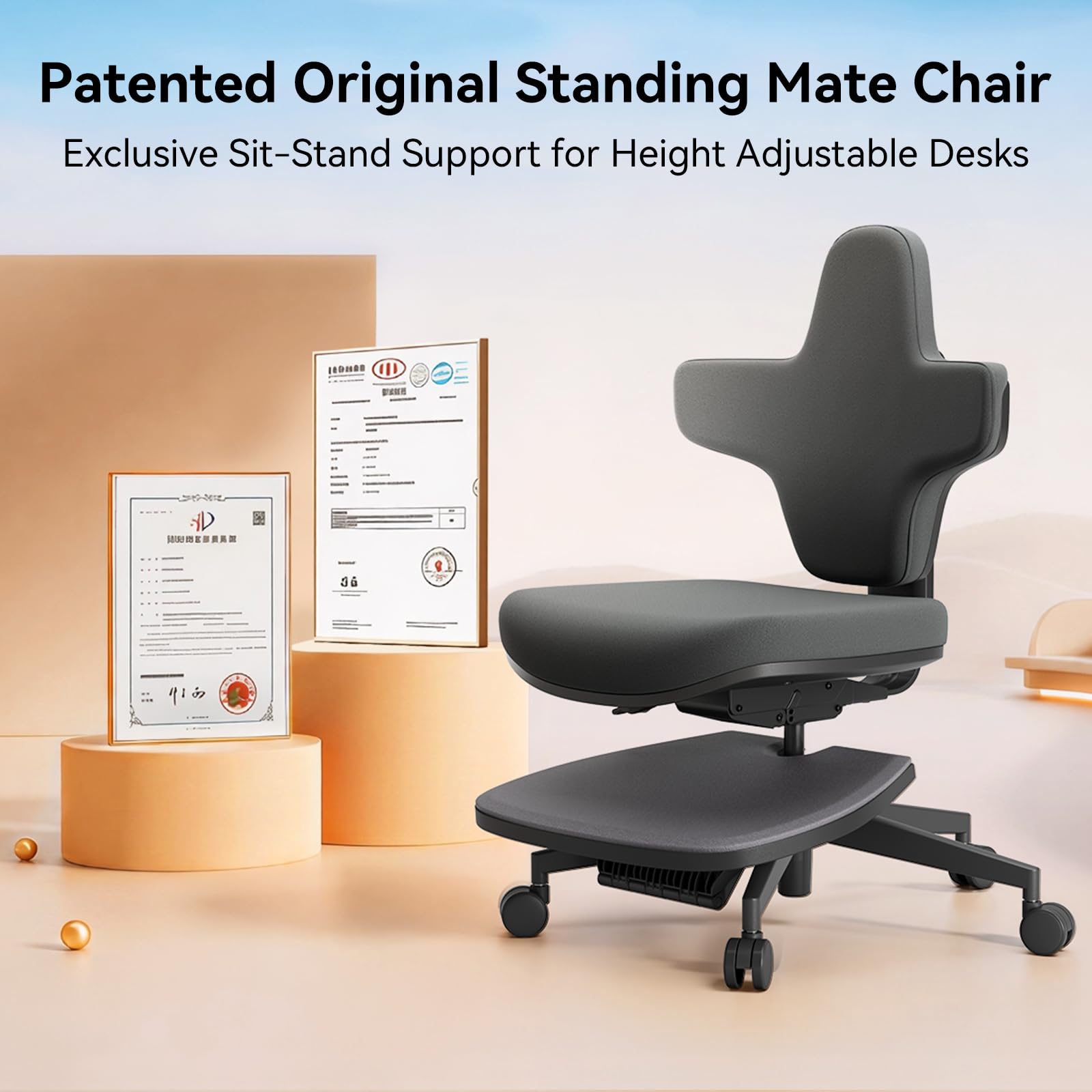 Newtral 6-in-1 Ergonomic Sit-Stand Perch Stool