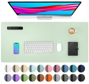 Waterproof PU Leather Desk Pad & Mouse Pad with Non-Slip Base