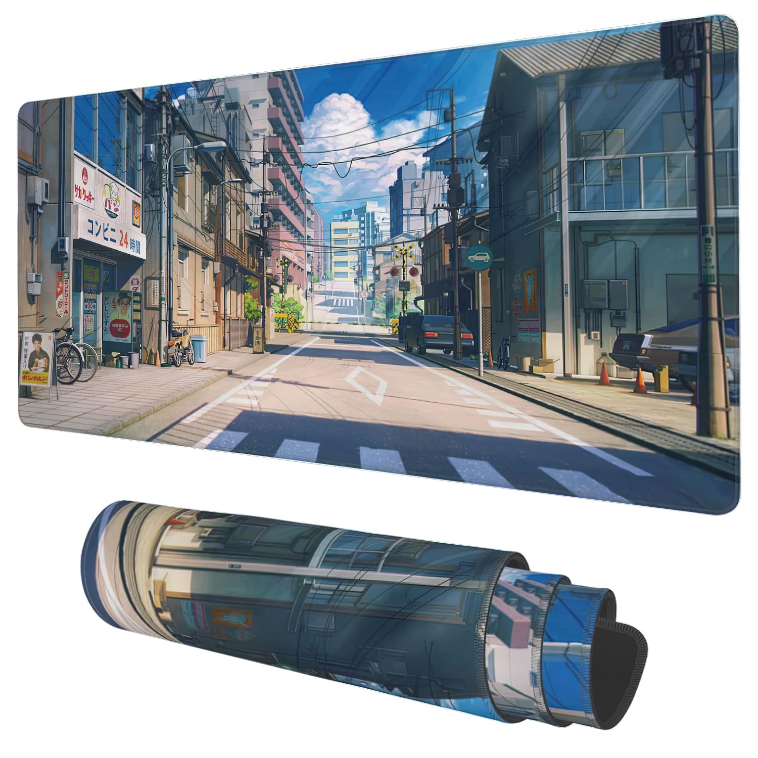 Large Extended Gaming Mouse Pad with Non-Slip Base