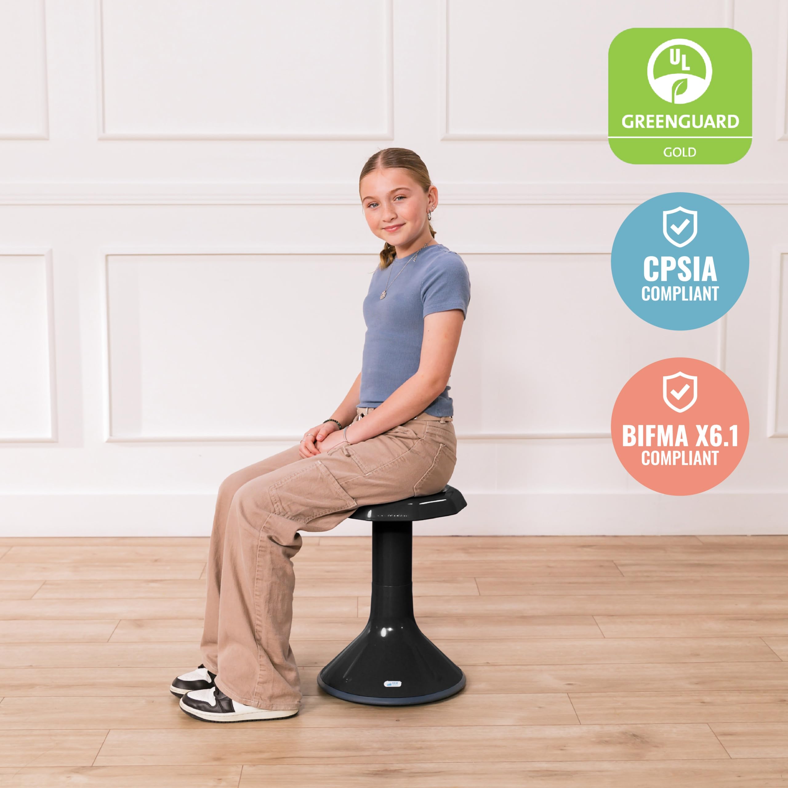 18-Inch ACE Active Seating Stool for Office & Classroom