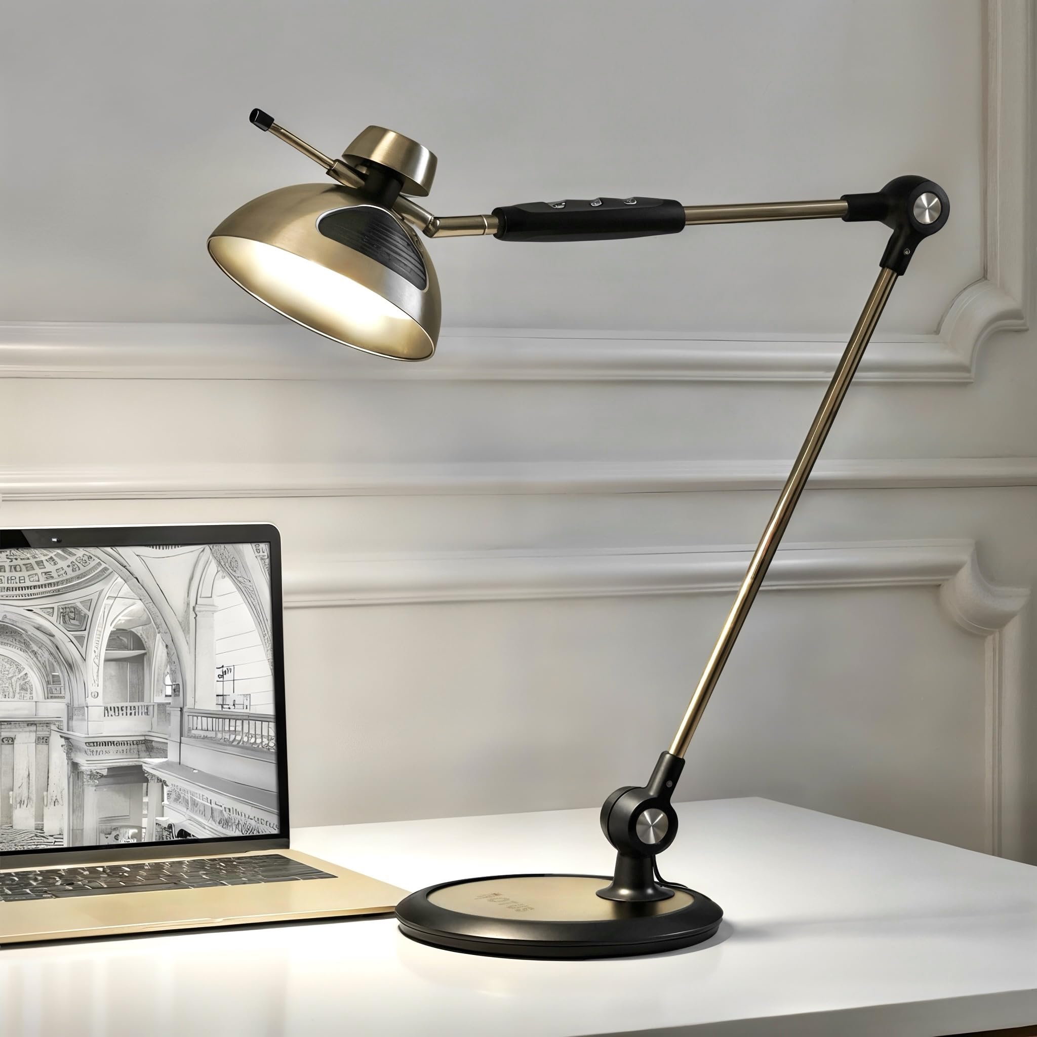 OTUS Tall LED Architect Desk Lamp with Gesture Control
