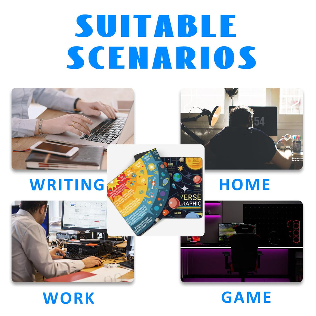Large Extended Gaming Mouse Pad with Non-Slip Base