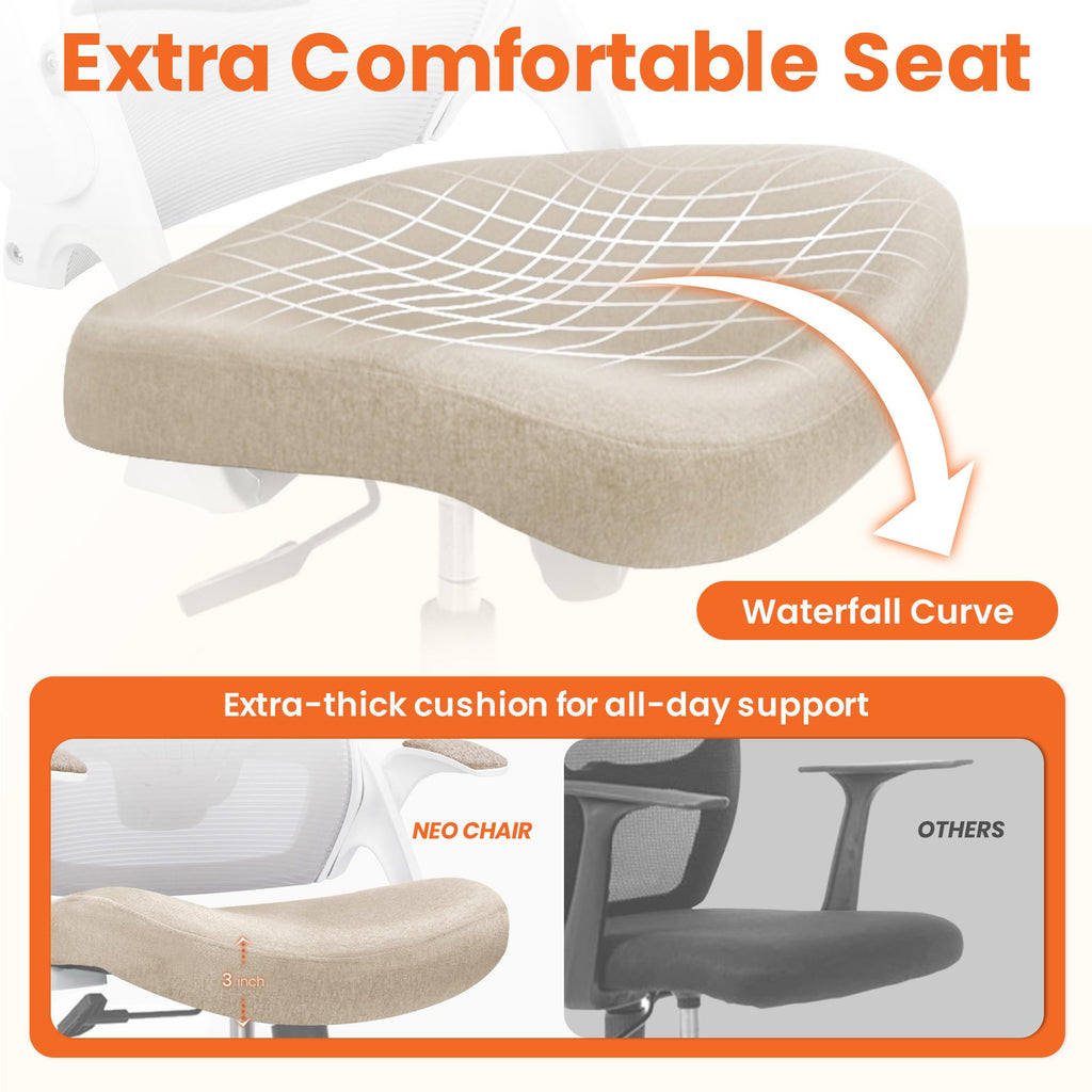 NEO CHAIR Office Desk Chair High Back Mesh Chair Adjustable Lumbar