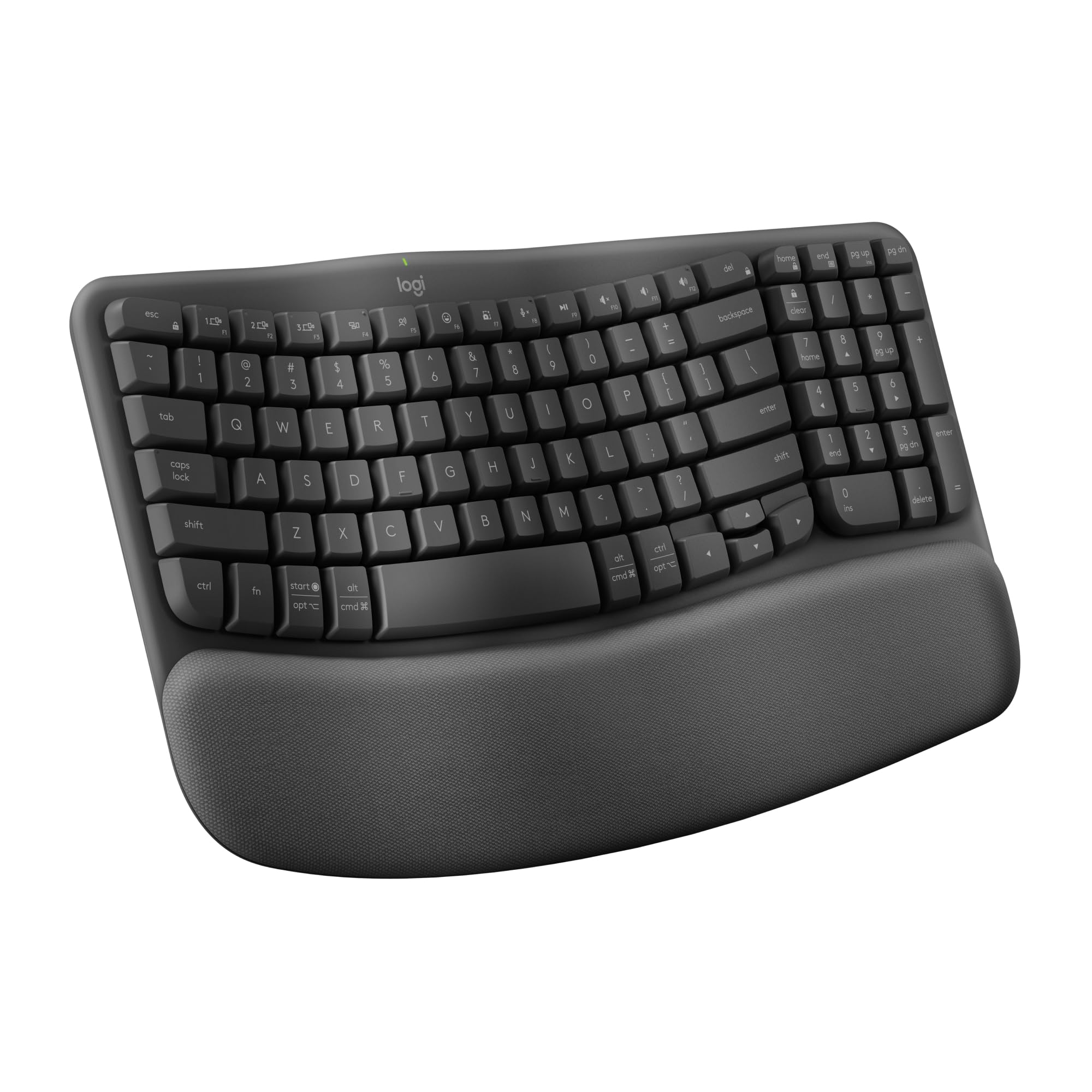 Logitech Wave Keys Wireless Ergonomic Keyboard 4-Pack