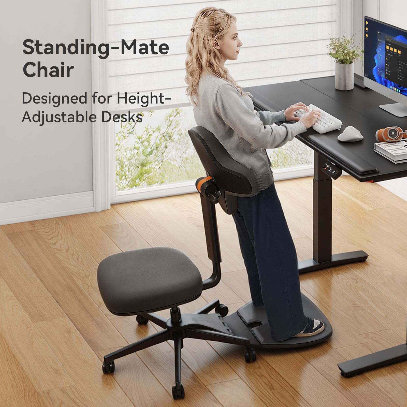 Newtral 6-in-1 Ergonomic Sit-Stand Perch Stool