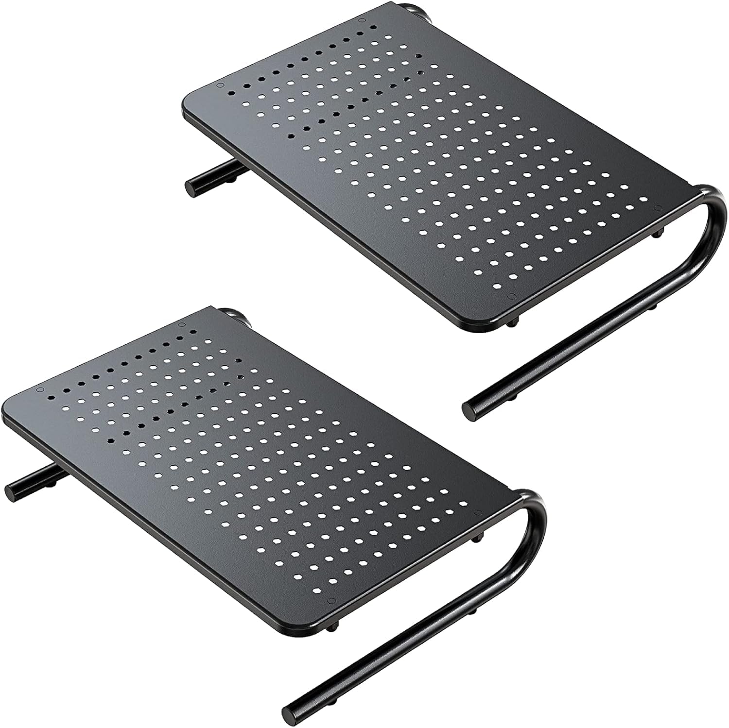 HUANUO Monitor Stand Riser with Vented Laptop Shelf