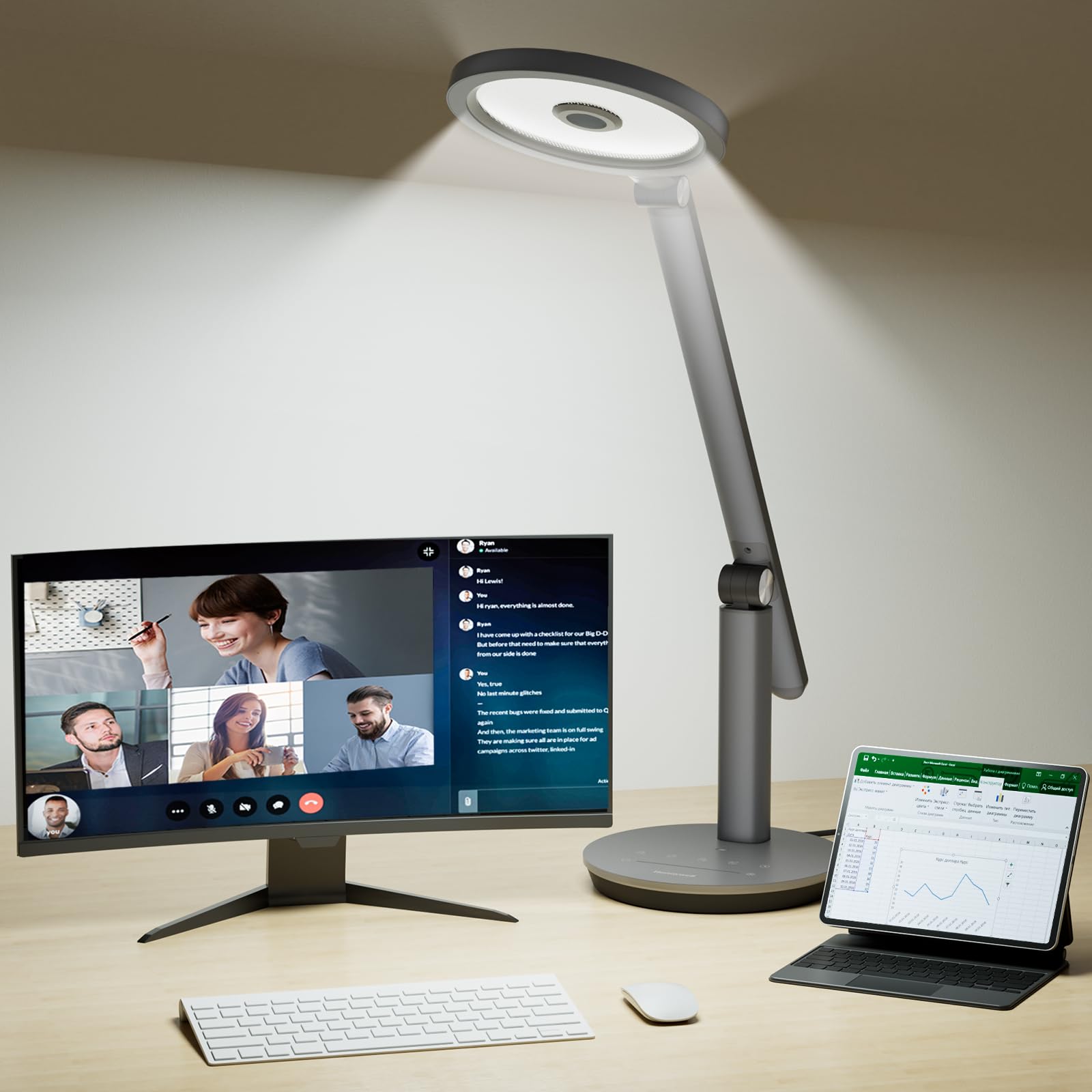 Honeywell H6 Sunturalux Eye-Caring LED Desk Lamp