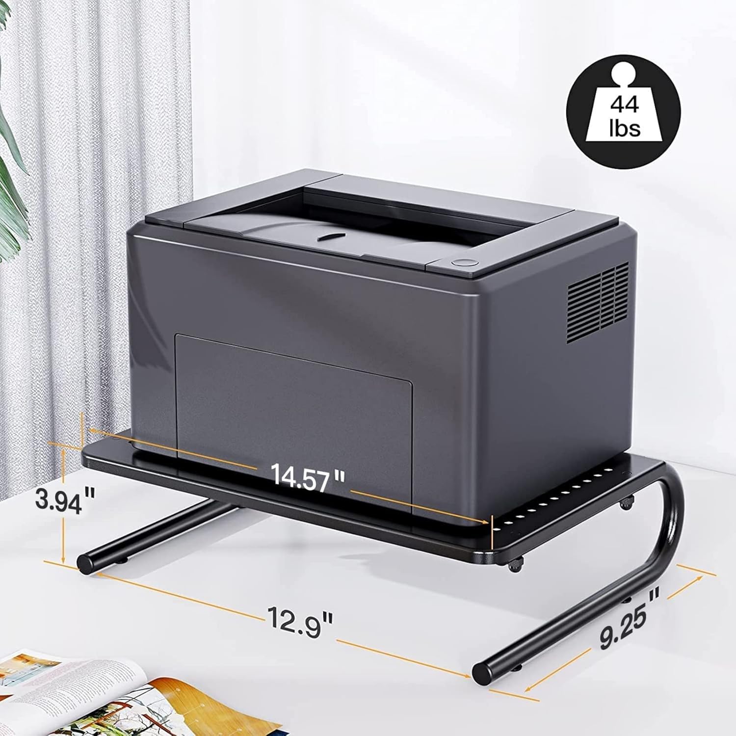 HUANUO Monitor Stand Riser with Vented Laptop Shelf