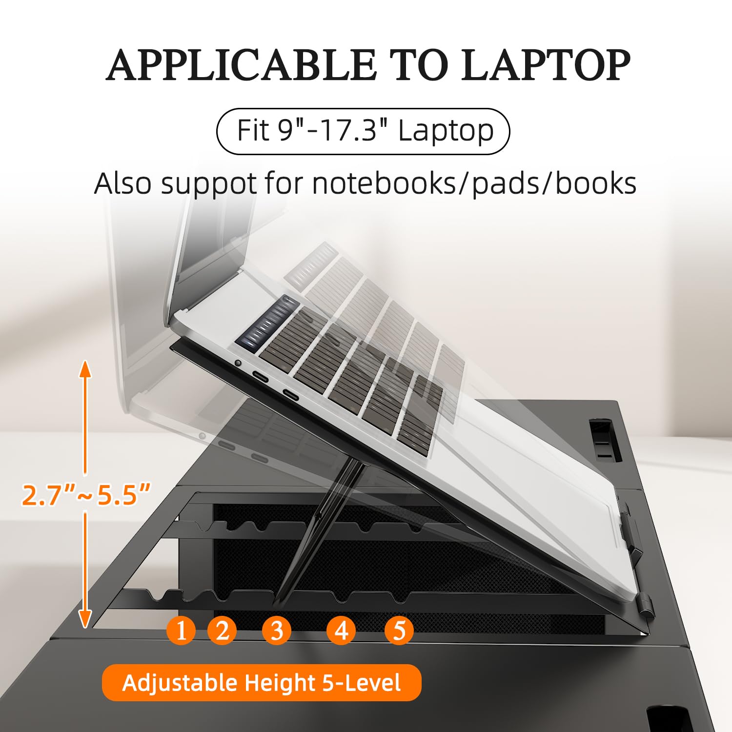 WESTREE Dual Monitor Stand Riser with Laptop Stand & Drawer