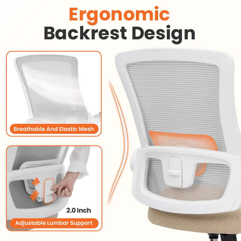 NEO CHAIR Office Desk Chair High Back Mesh Chair Adjustable Lumbar