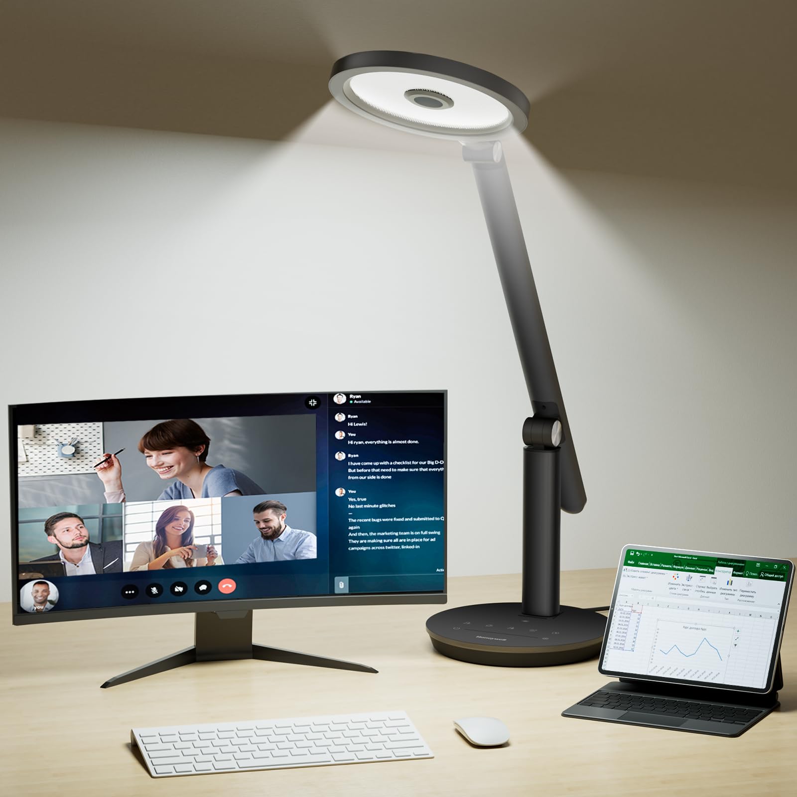 Honeywell H6 Sunturalux Eye-Caring LED Desk Lamp