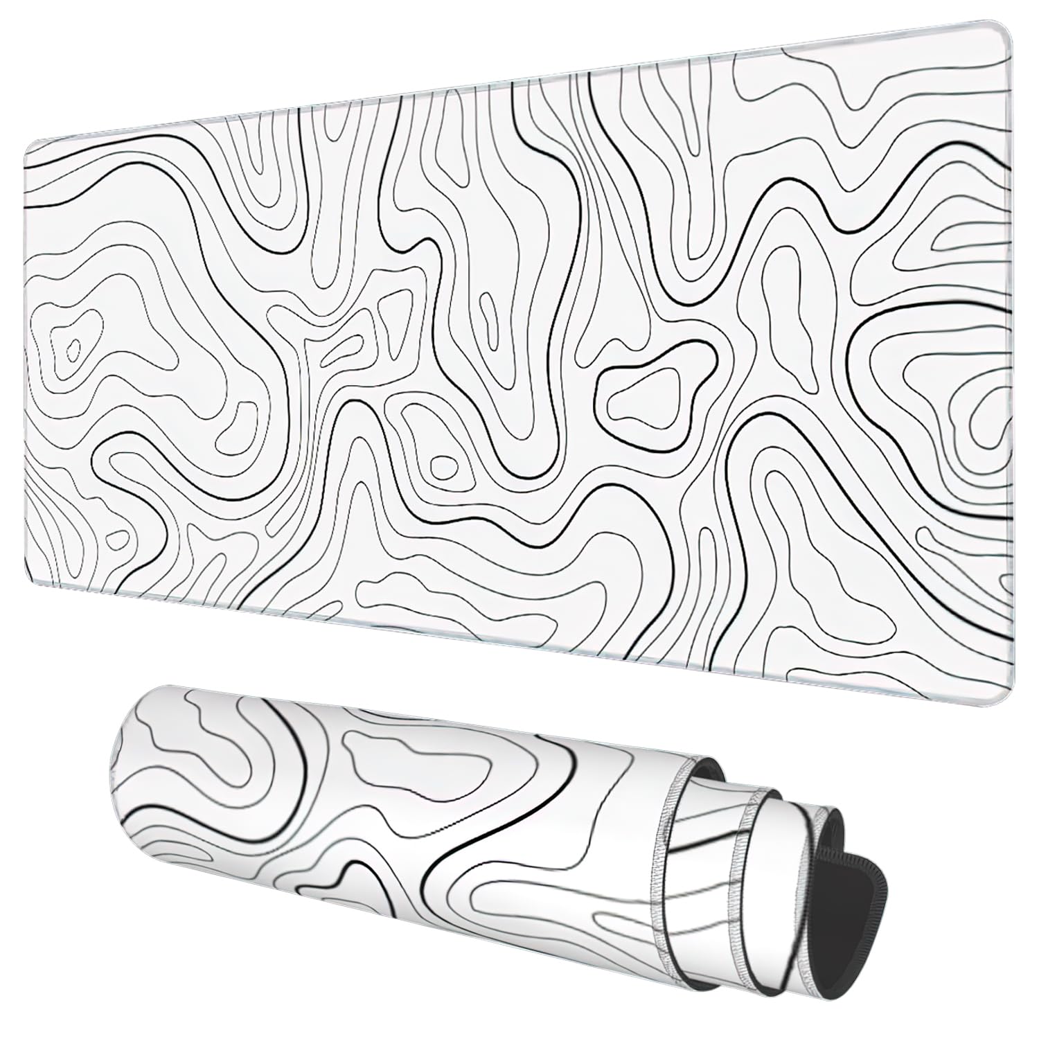 Large Extended Gaming Mouse Pad with Non-Slip Base
