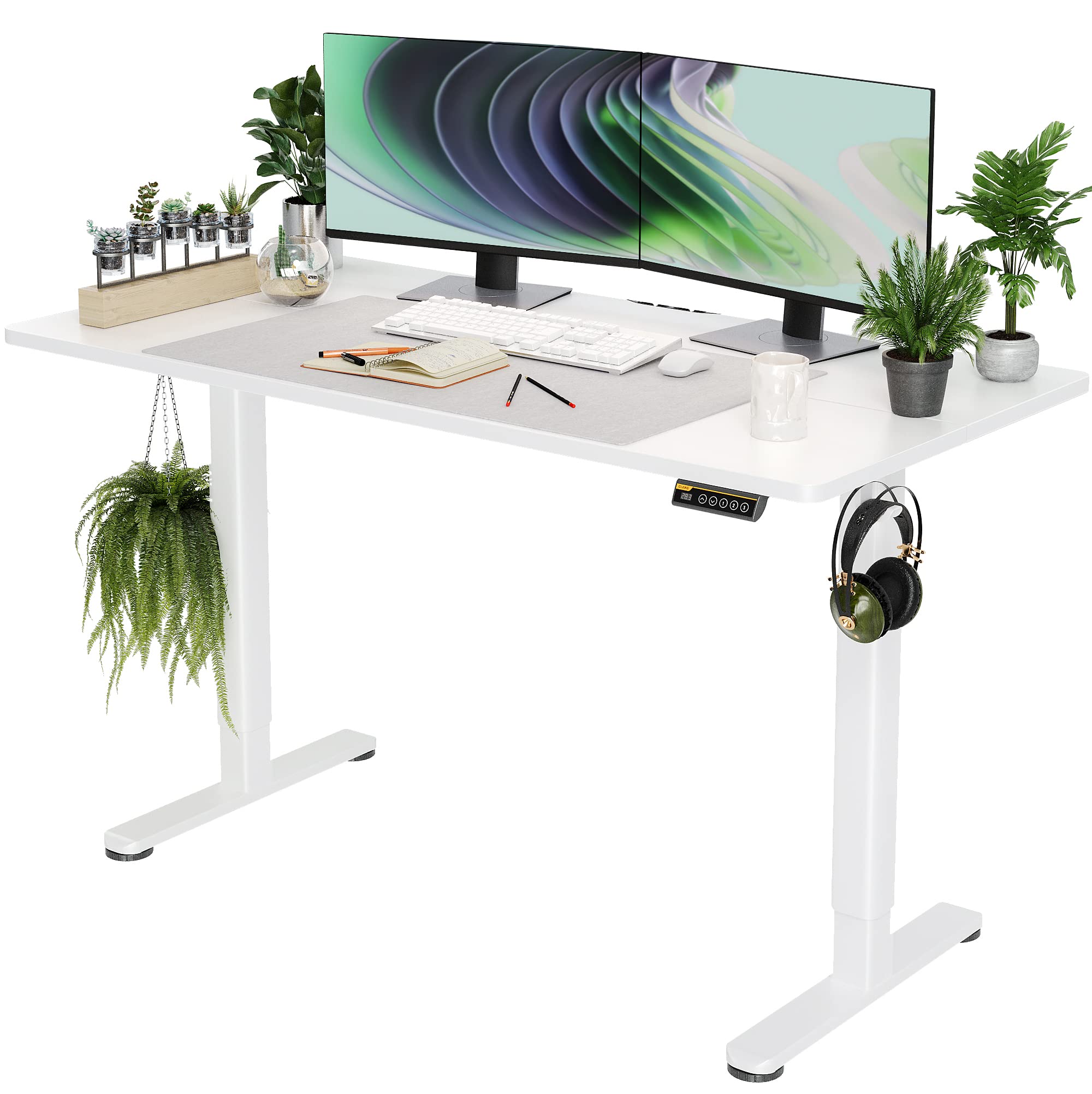 Claiks Electric Standing Desk with Adjustable Height