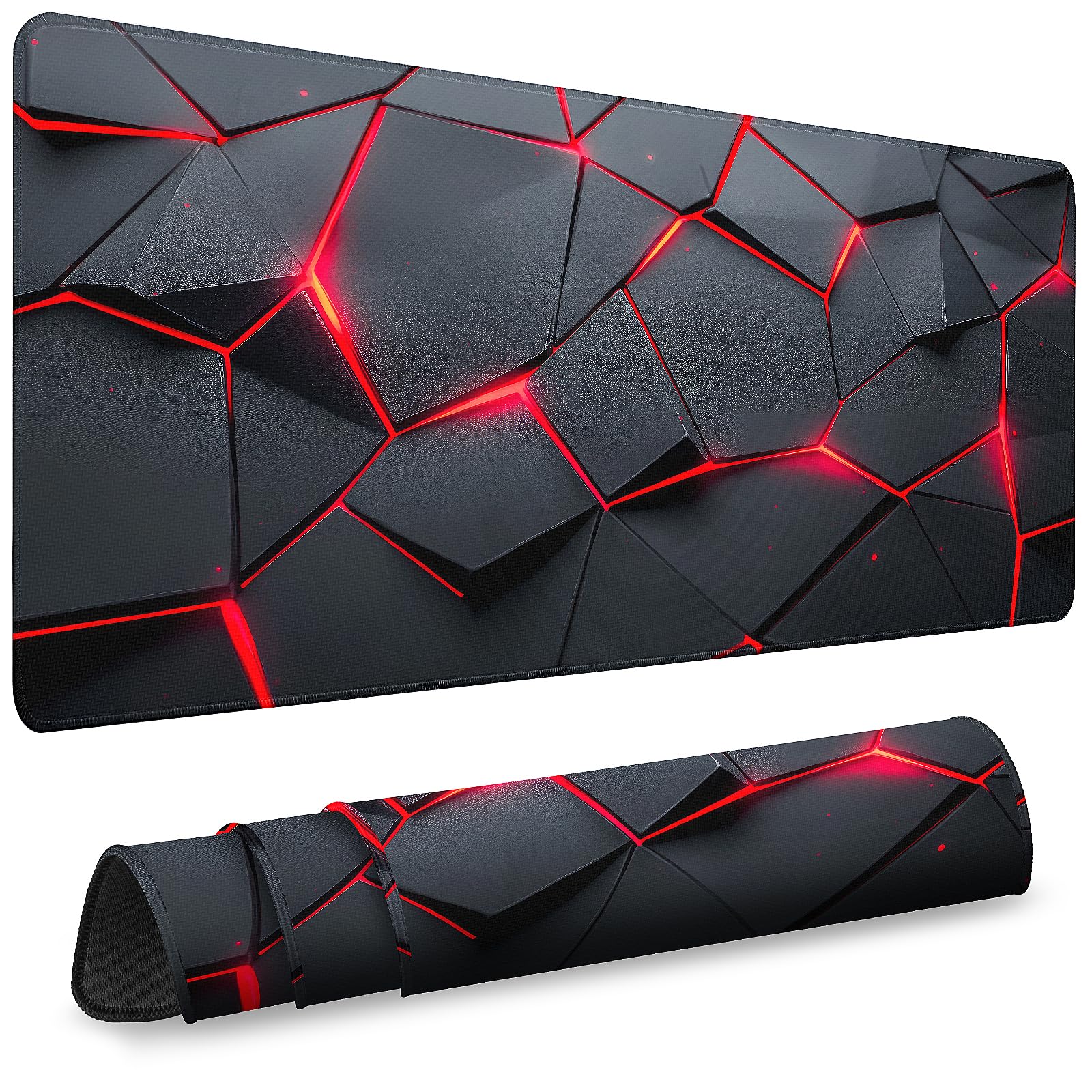 31.5-Inch Extended Gaming Mouse Pad with Non-Slip Base