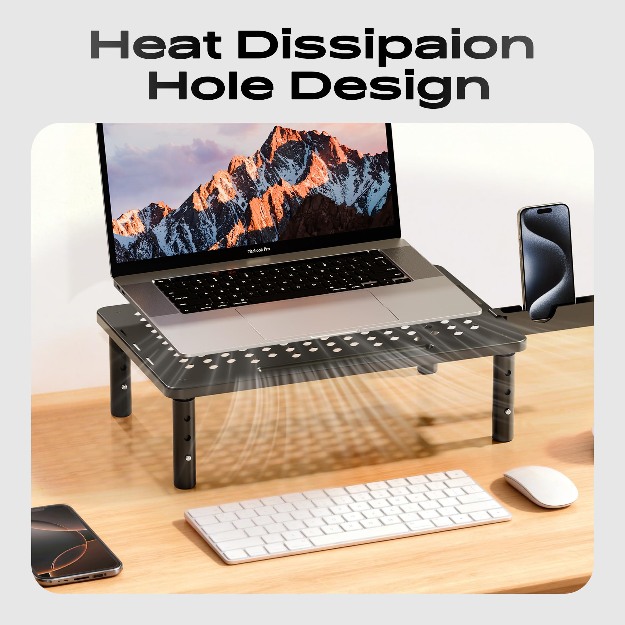 Canyora Computer Monitor Stand for Desk and Office Setup