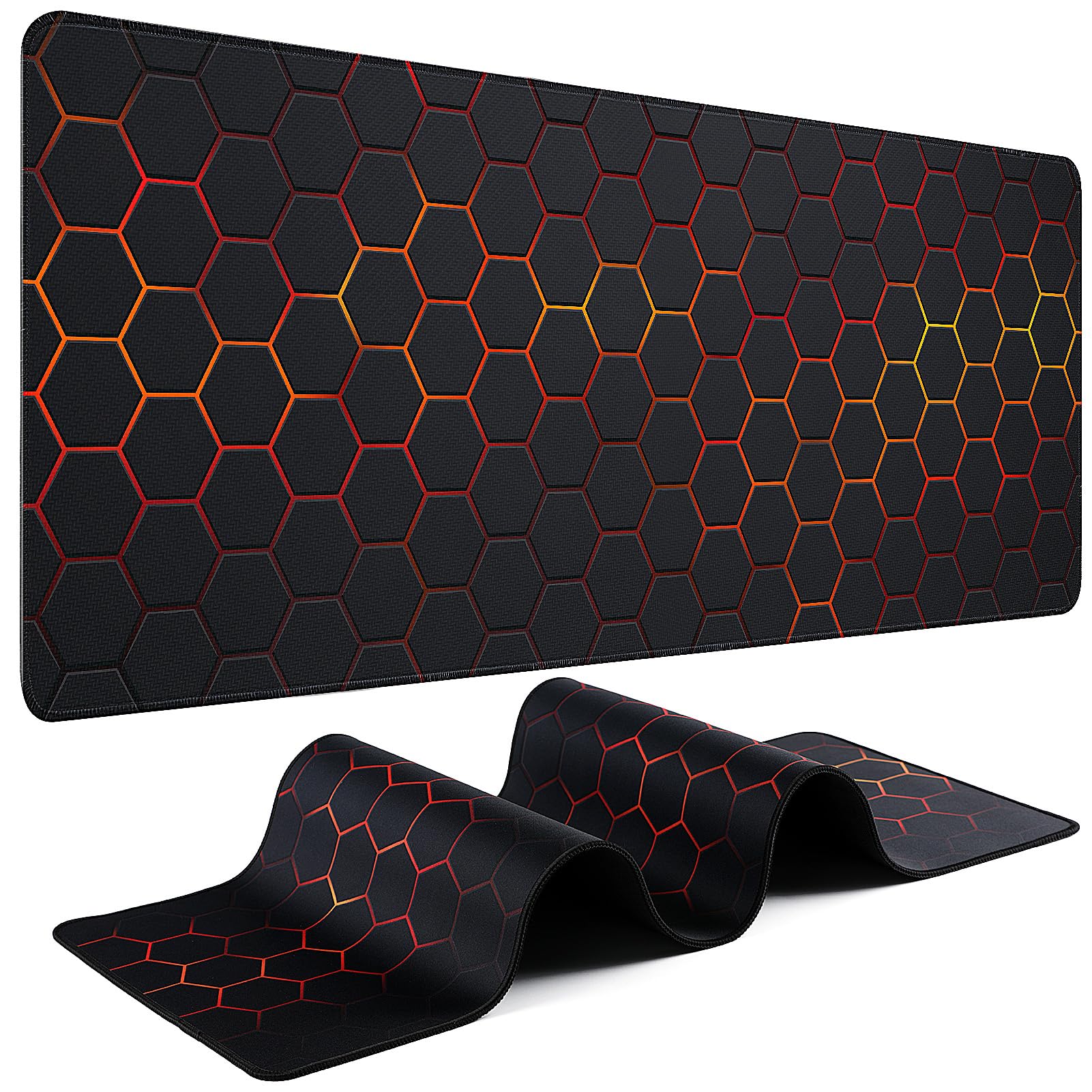31.5-Inch Extended Gaming Mouse Pad with Non-Slip Base