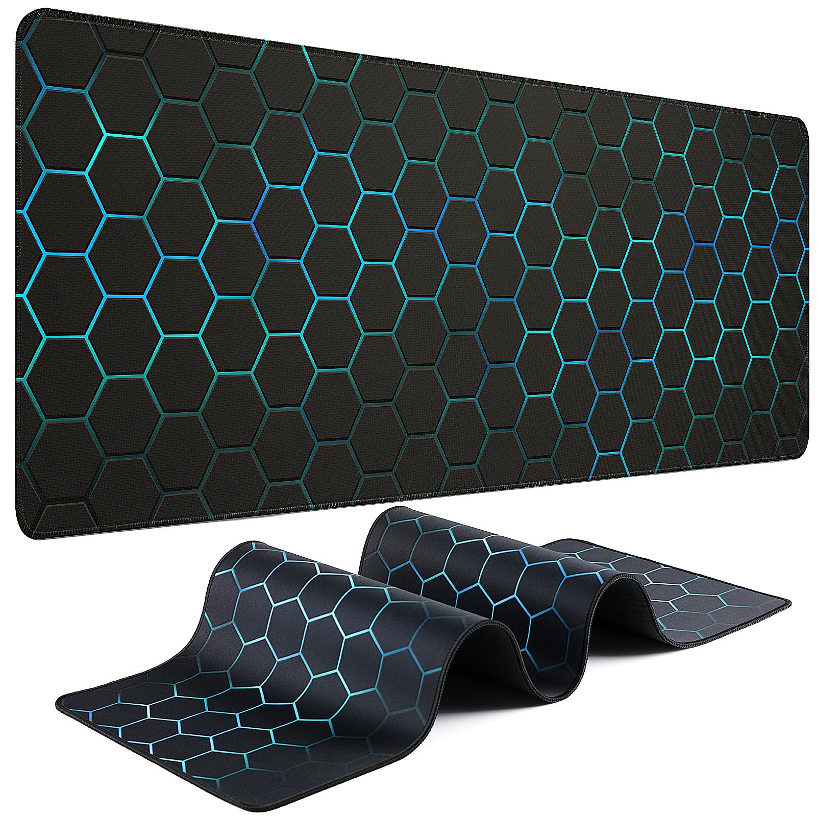 31.5-Inch Extended Gaming Mouse Pad with Non-Slip Base