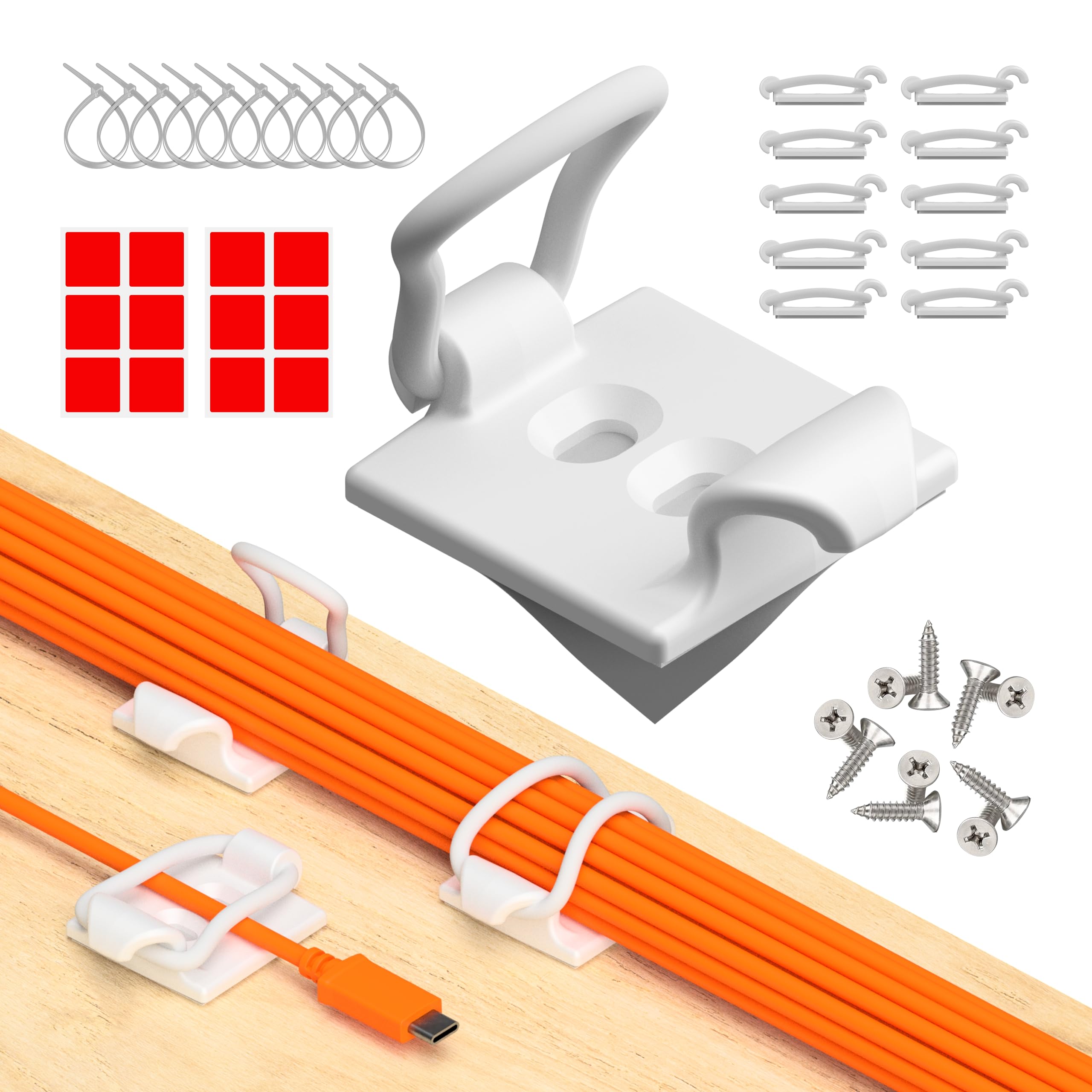 CableGenie Cable Management Organizer for Desk & Office